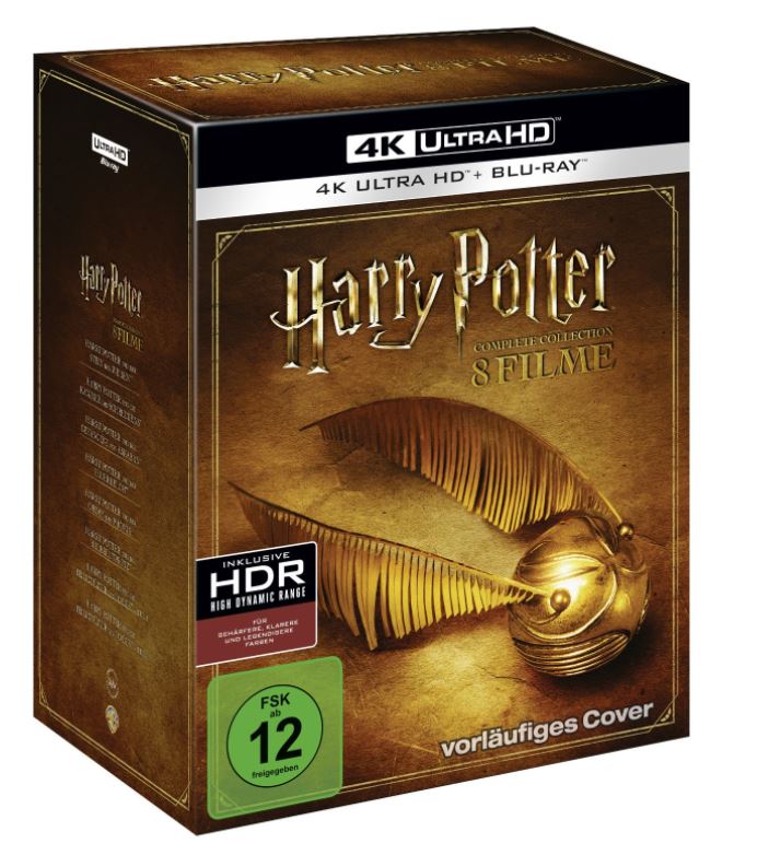 Harry Potter 4K Complete Collection (16 Blu-rays) für nur 78,84€ inkl. Versand (statt 95€)
