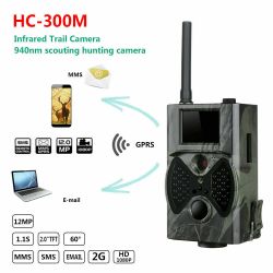 HC-300M Wildkamera mit 12 MP, GPRS/MMS/SMS und 940NM IR LEDs für 74,99€