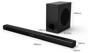 Hisense HS218 2.1 Soundbar (Bluetooth, 200 W) für nur 102,94€ inkl. Versand