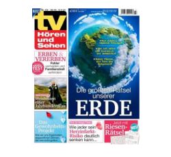 Jahresabo tv Hören und Sehen (52 Ausgaben) für 112€ + 115€ Gutschein Prämie