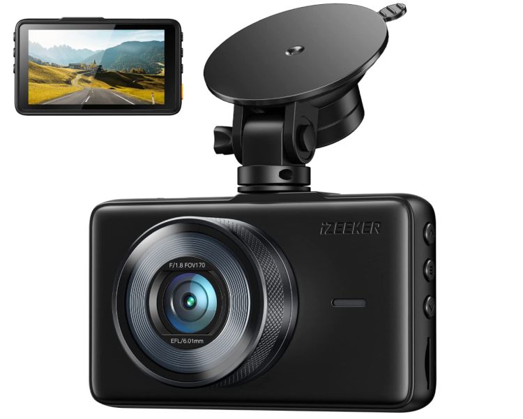 iZEEKER Auto 1080P Dashcam mit 3 Zoll LCD-Bildschirm für 24,99€ inkl. Versand