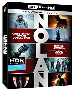 Christopher Nolan 4K UHD 7 Film Collection (u.a. Dark Knight Trilogie, Interstellar, Inception) für nur 42,77€ inkl. Versand