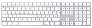 APPLE MQ052D/A Magic Keyboard mit Ziffernblock für nur 90,19€ inkl. Versand (statt 112€)