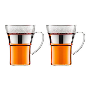 2er-Set BODUM Teegläser mit Metallgriff für nur 17,94€ (statt 30€)