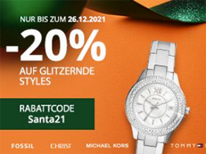 20% Rabatt auf über 15.600 glitzernde Styles im CHRIST Onlineshop