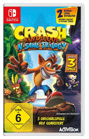 Crash Bandicoot – N. Sane Triology [Switch] für nur 32,94€ inkl. Versand (statt 42€)