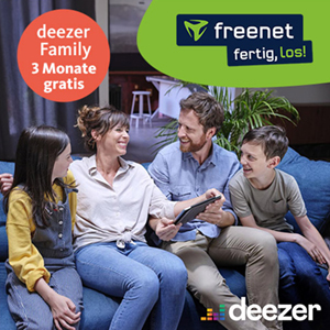 3 Monate lang Deezer Family kostenlos testen (statt 14,99 mtl.)