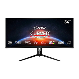 MSI Optix MAG342CQR UWQHD Curved-Gaming-Monitor (3440 x 1440 Pixel, 1 ms, 144 Hz) für nur 441,95€