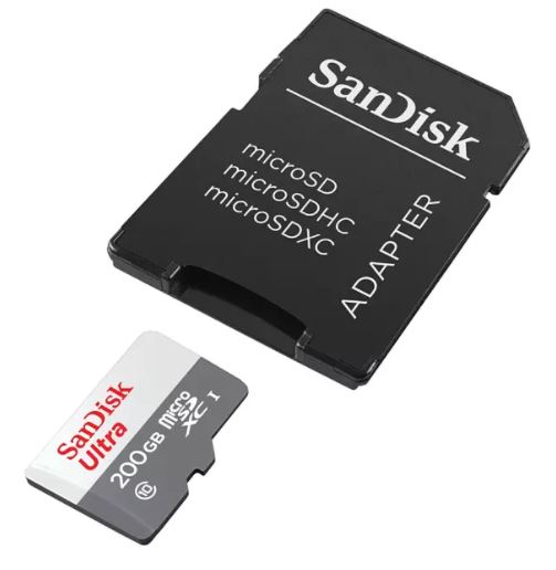 SANDISK Ultra Micro-SDXC Speicherkarte (200 GB) für nur 15€