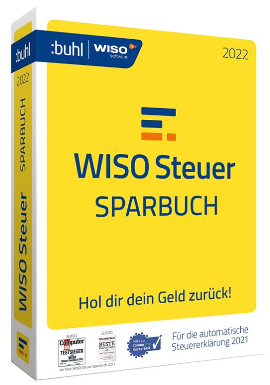 WISO Steuer-Sparbuch 2021 Windows (Standard Verpackung)