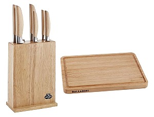 Ballarini Tevere Messerblock (inkl. 6 Edelstahl-Messer) + Schneidbrett für 99,95€ (statt 135€)