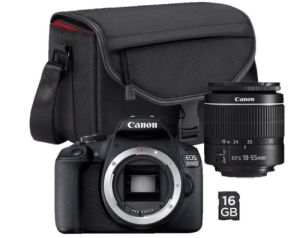 CANON EOS 2000D Spiegelreflex inkl. 18-55mm Objektiv, Tasche & 16GB Karte für nur 399,99€ inkl. Versand