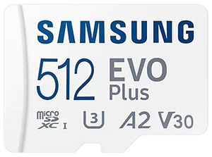Samsung EVO Plus microSD-Speicherkarte (512 GB) für nur 60,95€ inkl. Versand