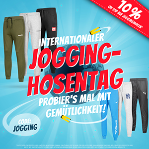 Nur heute: 10% Extra-Rabatt alle Jogginghosen im SportSpar Onlineshop