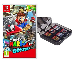 Super Mario Odyssey [Switch] + Amazon Basics Game Storage Case für nur 37,45€ inkl. Versand (statt 53€)