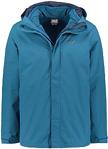 Jack Wolfskin Gotland 3in1 Männer Outdoorjacke (Blau) für 79,50€ (statt 153€)