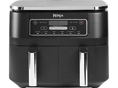 Ninja AF300EU – Foodi Dual Zone Heißluft-Fritteuse (2400 Watt) für 158€ (statt 195€)