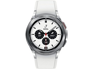 SAMSUNG Galaxy Watch4 Classic (LTE, 42mm) in silber oder schwarz + Hybrid Leder Ersatzarmband für 209€ (statt 307€)