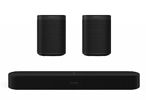 Sonos One SL Beam Gen. 2 – 5.0 Entertainment Set für 759€ (statt 845€) + 6 Monate Spotify Premium gratis!