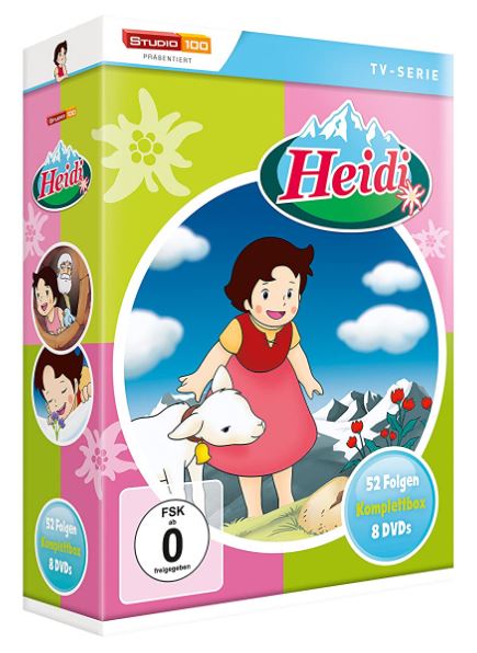 Heidi (Klassik) - TV-Serie Komplettbox (8 DVDs, Digital restauriert)