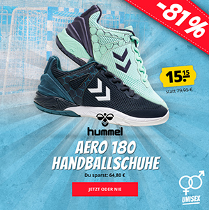 hummel AERO 180 Damen Handballschuhe (36-42) für nur 19,10€ (statt 29€)