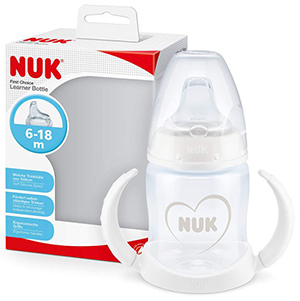 NUK First Choice+ Trinklernflasche (Anti-Colic-Ventil, BPA-frei, 150 ml) für nur 3,99€