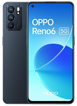 OPPO Reno6 5G 128 GB Stellar Black Dual SIM für nur 349€ inkl. Versand (statt 392€)