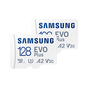 2x Samsung EVO Plus microSD-Karte (128 GB) für nur 30,90€ inkl. Versand