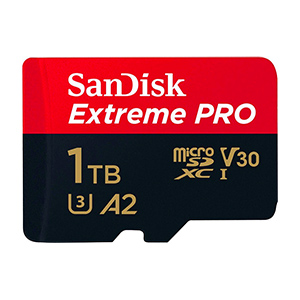 Sandisk Extreme Pro microSDXC 1TB + SD Adapter + Rescue Pro Deluxe Speicherkarte für nur 169,99€ (statt 230€)