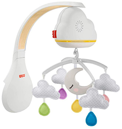 Fisher-Price GRP99 – Traumhaftes WolkenMobile und Spieluhr mit Geräuschsensor für nur 16,83€ inkl. Prime-Versand