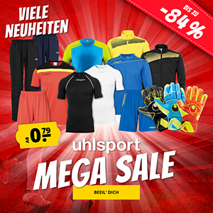 Großer Uhlsport-Sale mit bis zu 84% Rabatt bei SportSpar