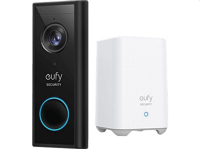 Eufy AK-E82101W4 Full-HD Überwachungssystem – Video Doorbell + HomeBase 2 + Türklingel-Erweiterung für 143,99€ inkl. Versand (statt 190€)
