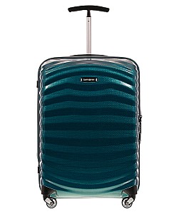 Samsonite Rollkoffer Lite Shock Spinner 55 in blau für 201,85€ (statt 288€)