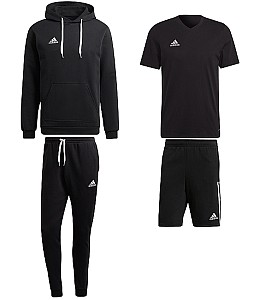 4-tlg. adidas Freizeitset Entrada 22 (Kapuzenpullover, Jogginghose, Shirt, Short) für 69,99€ inkl. Versand (statt 87€)