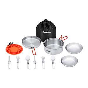 KingCamp Camping Kochgeschirr-Set für nur 17,96€ inkl. Prime-Versand