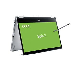 Acer Spin 3 14 Zoll Convertible Notebook (i3-1005G1, 4GB RAM, 128GB SSD, Touch Full-HD) für nur 429,90€ (statt 629€)
