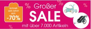 Bis zu 70% Rabatt im großen Babymarkt-Sale auf über 7000 Artikel!