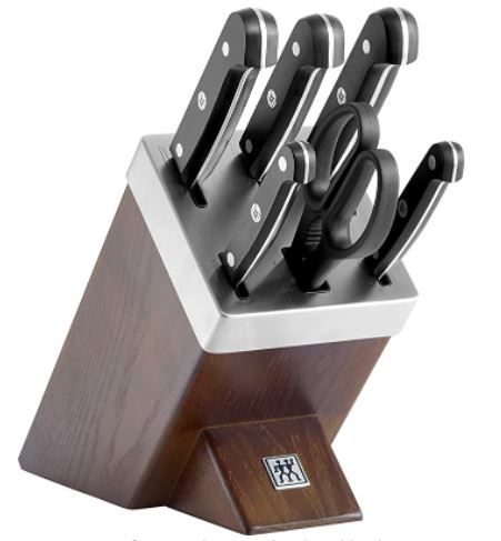 Selbstschärfender Messerblock: Zwilling 1002455 Gourmet – 7 teilig für 139€