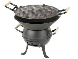 ACTIVA 37qm Holzkohle Grillfass mit Gusseisen-Grillrost für 21,24€