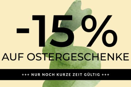15% Rabatt auf ausgewählte Kleidungsstücke & Accessoires beim Engelhorn Ostershopping