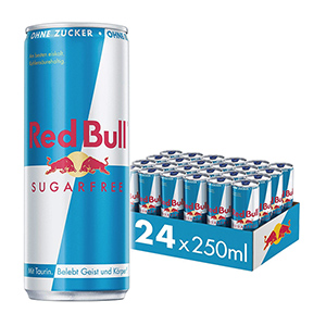 Nochmal günstiger! Red Bull Sugarfree Energy Drink (24 x 250 ml) ab nur 19,88€ + 6€ Pfand – Prime Spar-Abo
