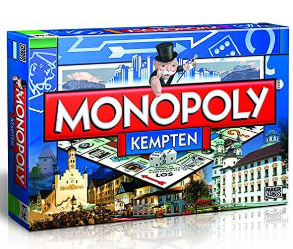 Monopoly Kempten Edition (limitierte Auflage) für nur 17,60€ bei Prime inkl. Versand