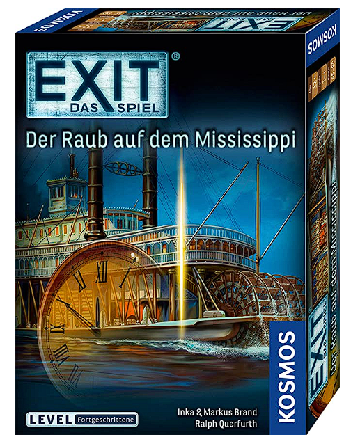 KOSMOS 691721 EXIT – Das Spiel – Der Raub auf dem Mississippi – Escape Room-Spiel für 9,49€ bei Prime-Versand