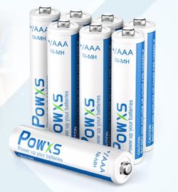 8 Stück POWXS AAA Akkus für 5,49€