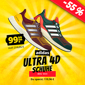 Adidas Ultra 4D Herren Sneaker für nur 99,99€ (statt 154€)