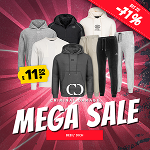 Criminal Damage Mega Sale bei SportSpar – ab 11,99€