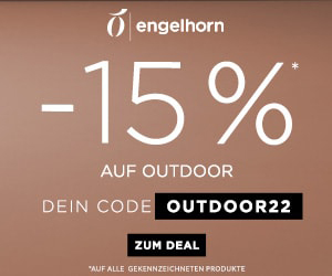 15% Rabatt auf viele Outdoor-Artikel im Engelhorn Onlineshop