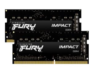Kingston FURY Impact 32GB Kit (2x16GB) DDR4-2666 CL16 SO-DIMM Gaming Arbeitsspeicher für nur 122,89€ inkl. Versand