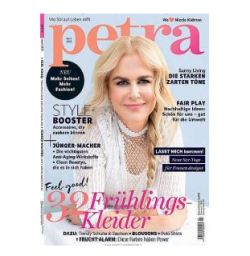 Knaller! Jahresabo der Frauenzeitschrift PETRA ab 31,45€ und dazu Gutscheinprämien im Wert von bis zu 35€