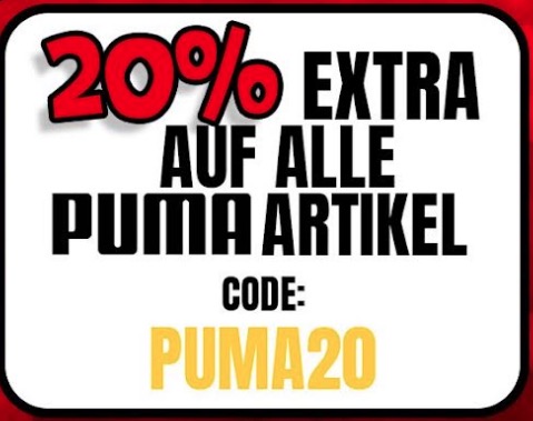 20% Gutscheincode auf alle Artikel von Puma bei Picksport.de